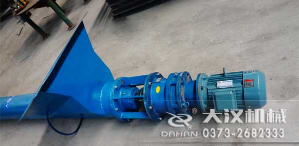 污泥无轴螺旋输送机进料口