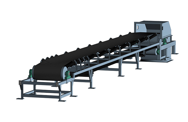 采用了结构紧凑、刚性好、强度高的三角形机架，机架部分、中间架和中间架支