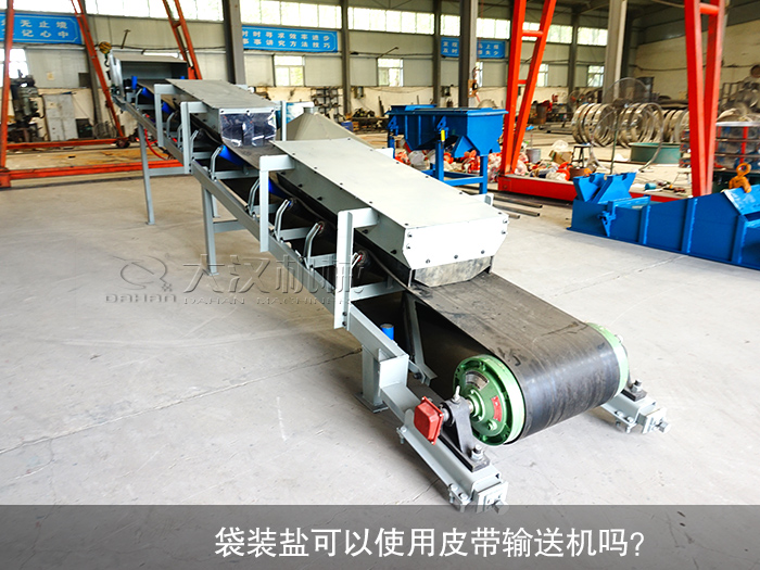 袋装盐皮带输送机