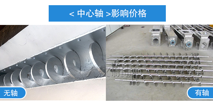 不锈钢绞龙输送机中心轴