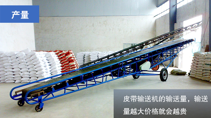 湿盐皮带输送机产量