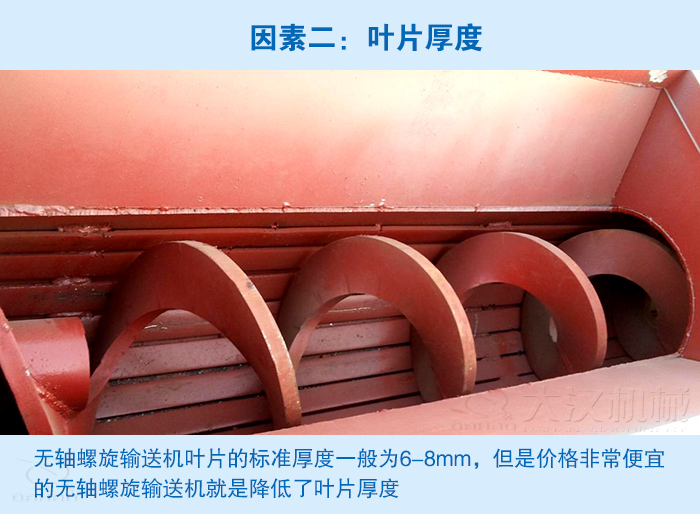 无轴螺旋输送机叶片