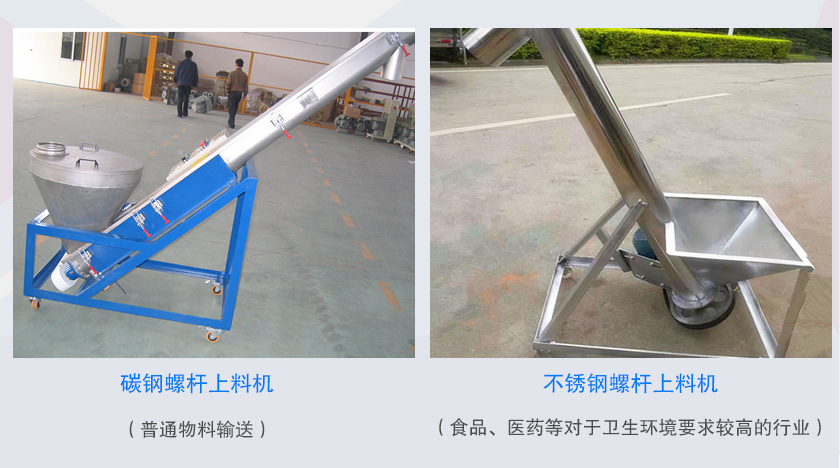 螺杆上料机材质分类