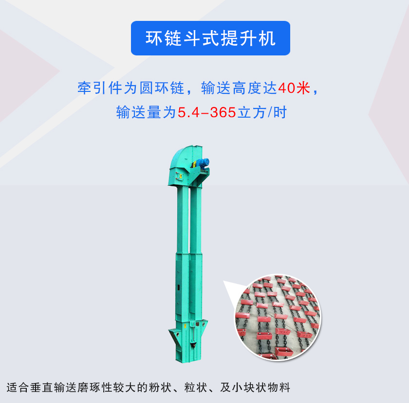 环链斗式提升机图片