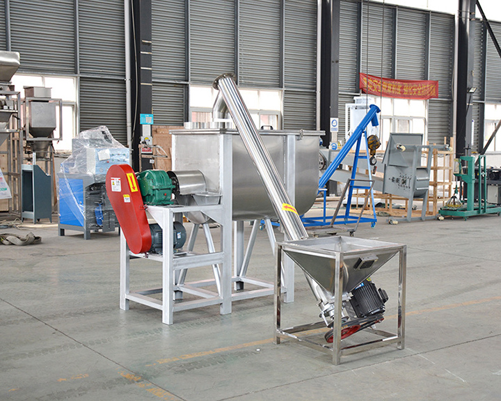 螺旋轴与吊、头、尾轴承嵌入连接