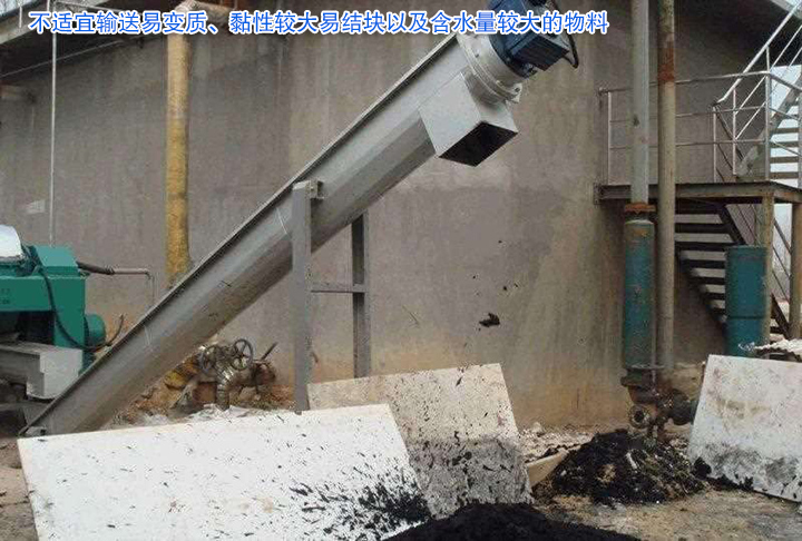 U型螺旋输送机主要用于输送小颗粒状、粉状、小块状物料，不适宜输送易变质、黏性较大易结块以及含水量较大的物料。