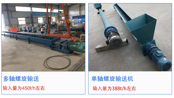 螺旋输送机输送量